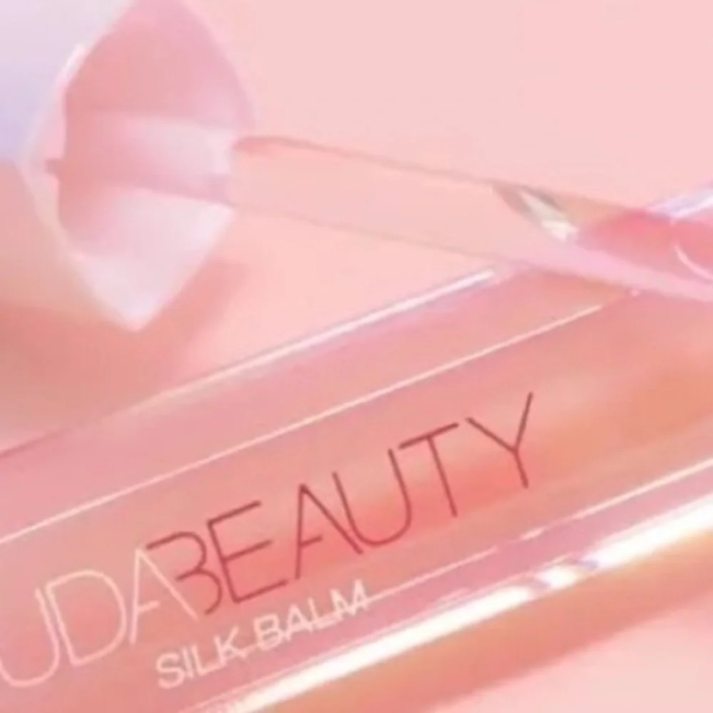 Huda Beauty Silk Balm Hydra-Plumping Lip Balm in the shade ‘Blush’